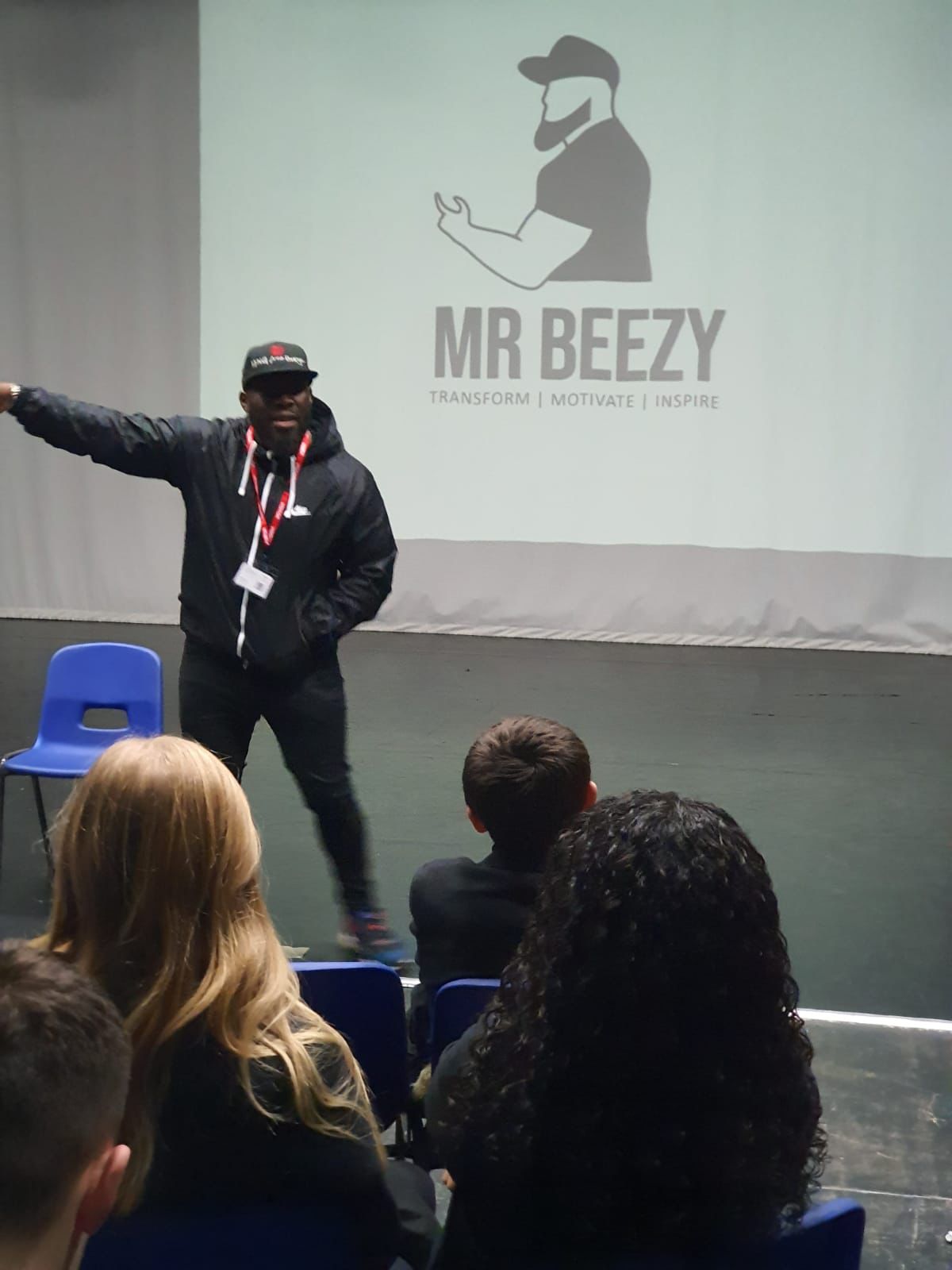 Mr. Beezy Speaking at School